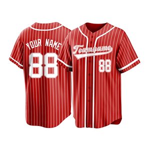 Ropa Deportiva para Equipos, Camiseta de Béisbol de Alto Rendimiento, Tela Poly Tech, Diseño Clásico, Impresión Personalizada en el Pecho, Impresión en Vinilo de Flujo de Aire Rápido - Product Image 6