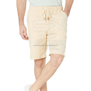 Best Selling Men's Casual Canvas <b>Shorts</b> Quick <b>Dry</b> & Breathable With Customizable Logo Design and Solid Pattern - Product Image 1