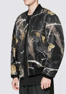 Chaqueta Bomber Personalizada con Camuflaje Negro, para Hombre y Mujer, Impermeable, Estilo Urbano, Venta al Por Mayor, Fabricante Líder 2026 - Product Image 2