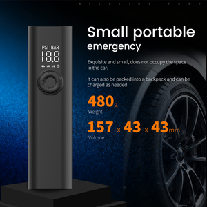 Bomba de Aire Portátil para Auto de 12V y 150PSI, Mini Inflador Digital de Neumáticos, Compresor de Aire Eléctrico ABS para Llantas de Coche - Product Image 4