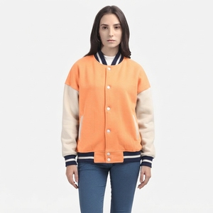 Nueva Variedad OEM Chaqueta Universitaria de Béisbol Lisa de Alta Calidad al Mejor Precio para Hombre / Chaquetas Universitarias para Hombre en Oferta 2026 - Product Image 1