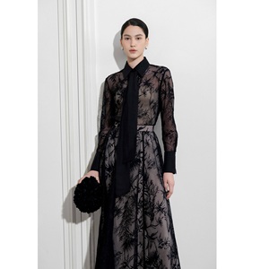 Nouvelle Collection Blouses et Chemises pour Femmes ODM HAUTE LACE TOP FLORAL MESH LACE Poignets Structurés Blouses et Chemises pour Femmes - Product Image 5