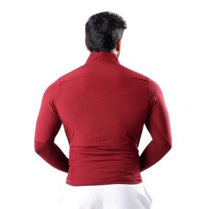 Sports <b>Jacket</b> 2.0 Lightweight Athletic Running Training <b>Zip</b>-<b>Up</b> Activewear Windbreaker for Men & Women Outdoor Fitness Burgundy - Product Image 2