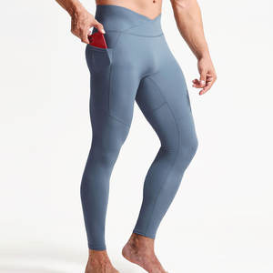 Pantalons de compression pour hommes, tissu extensible léger, conçus pour les entraînements en salle de sport, la course à pied, l'entraînement et la remise en forme de haute performance - Product Image 1