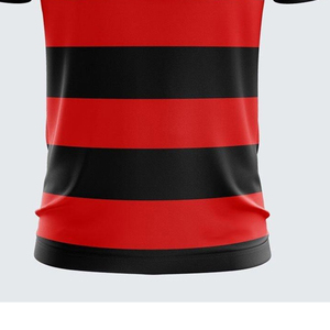เสื้อฟุตบอลทีมสั่งทำพิเศษ ผ้าฝ้าย 100% น้ำหนักเบา แห้งเร็ว ระบายอากาศดี ดีไซน์นุ่มสบาย ใส่ได้ทั้งชายและหญิง เสื้อแขนสั้นสำหรับฤดูร้อน สั่งทำได้ - Product Image 5
