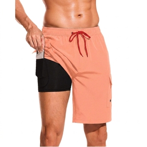 Quick Dry Athletic Shorts with Liner American Style 5-Inch Basketball Shorts <b>for</b> Summer Casual Wear, Running & Training - Product Image 6