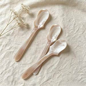 Customizable Mother of Pearl Caviar Spoon Natural Shell Serving Accessory for Gourmet Food Presentation - Product Image 5