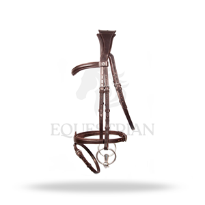 Brida de equitación inglesa de tamaño completo para control de caballos - Product Image 3