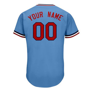 Service OEM, maillot de baseball personnalisé, polyester de haute qualité, vêtements de sport pour hommes, maillots de baseball à boutons pour adultes - Product Image 4