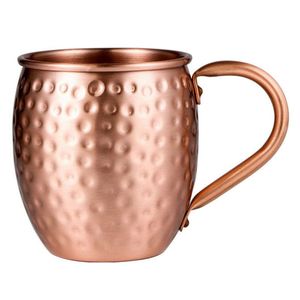 Taza de Cobre Martillado de Alta Gama con Asa de Diseño Único para Suministro a Restaurantes y Hoteles, Recipiente para Bebidas - Product Image 1