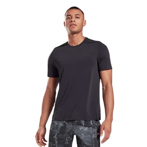 T-shirts en coton brodés OEM pour hommes, t-shirts unis et vierges, t-shirts personnalisés avec logo, impression DTG, chemises pour hommes. - Product Image 1