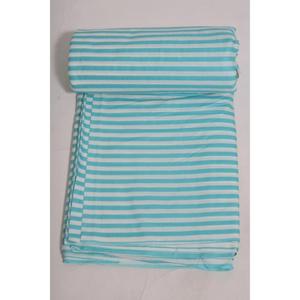 Tela de Algodón a Rayas por Metro, Tela Suave Hecha a Mano en India para Coser Vestidos, Manualidades y Acolchados - Product Image 4