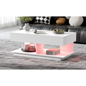 U-Can 41.3 ''-76.7'' tavolo multifunzionale estensibile più vani portaoggetti nascosto tavolino da caffè - Product Image 5