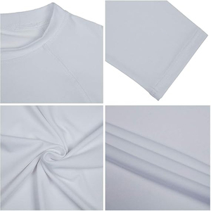 OEM Men Rash Guard T <b>Shirt</b> <b>Compression</b> Short Sleeve Swim <b>Shirt</b> UV Protection Custom Logo Wholesale Bulk - Product Image 6