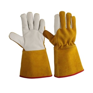 Lightweight Best Selling Waterproof Leather Welding <b>Gloves</b> Anti-Vibration Breathable Hand Protective Work Safety <b>Gloves</b> Anti Cut - Product Image 6