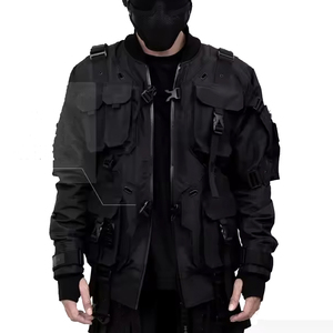 <b>men</b> techwear <b>jacket</b> with comfortable fit and functional features for casual wear <b>mens</b> techwear <b>jacket</b> with <b>lightweight</b> build - Product Image 2