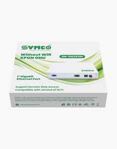 SYMCO SM-1GEXPON Xpon ONU 1 พอร์ต Gigabit Ethernet ไม่มี Wifi  แบบใช้สาย LAN  ตัวเชื่อมต่อเครือข่ายใยแก้วนำแสง - Product Image 5