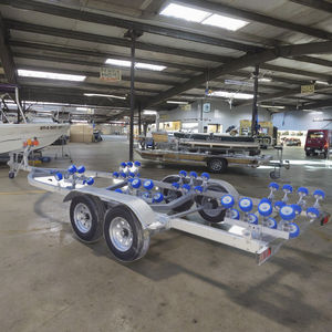 <span class=keywords><strong>Remorque</strong></span> de <span class=keywords><strong>bateau</strong></span> à deux essieux de 2000kg, cadre galvanisé pour bateaux jusqu'à 7.1m/23ft, <span class=keywords><strong>remorque</strong></span> ponton d'eau salée robuste - Product Image 4