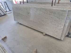 Dalle de comptoir en granit blanc naturel poli pour îlot de cuisine, dessus de meuble de salle de bain, surface de travail moderne sur mesure - Product Image 4