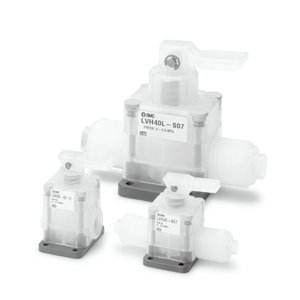 Vanne liquide chimique haute pureté SMC Pneumatics LVH20-02-B vanne de commande durable - Product Image 1