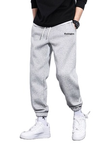 Men's Casual <b>Jogger</b> Pant <b>Slim</b> Fitting Elastic Waist Fleece Fabrics 100% Cotton Quick Dry Breathable Premium Customized Design + - Product Image 2