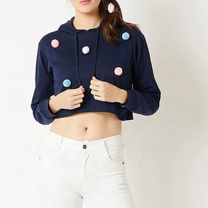 2025 ropa de mujer, Top corto cómodo, sudaderas con capucha, superventas, calidad superior, sudaderas con capucha con estampado Digital personalizado, venta para mujer - Product Image 3