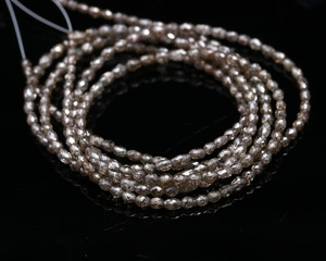 Collar de Perlas de Diamante Natural Premium de 15 Pulgadas, Joyería de Piedras Preciosas Facetadas para Mujer - Product Image 2