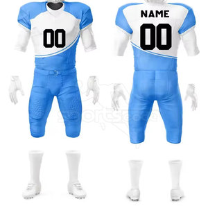 Uniforme de Fútbol Americano para Adultos, MOQ Bajo, Transpirable, de Poliéster, Venta Caliente - Product Image 6