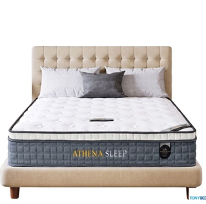 Custom Logo Modern Pocket Spring King <b>Mattress</b> Bedroom Furniture B2B Manufacturer Ready To Ship OEM ODM Wholesale Price - Product Image 1