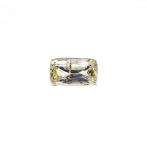 Handcrafted 4.1 Carat Oval Faceted Yellow Sapphire Loose Gemstone for Fine Jewelry - Product Image 1