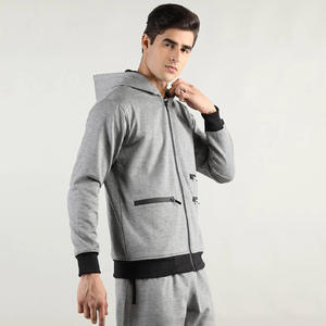 Sudadera con Capucha de Algodón de Alta Calidad para Hombre, con Cierre, Logotipo Personalizado OEM, Corte Regular, Informal, para Invierno - Product Image 4