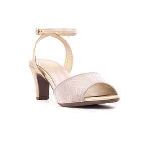 Sandales dorées à talons FN5381 Design élégant et fantaisie - Product Image 3