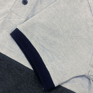 เสื้อเชิ้ตแขนสั้นผู้ชาย สีพื้น พิมพ์ลายดิจิทัล ผ้าถัก คอปก ปกติ ทรงลำลอง สีขาว ระบายอากาศได้ดี ผ้าปิเก้ - Product Image 6