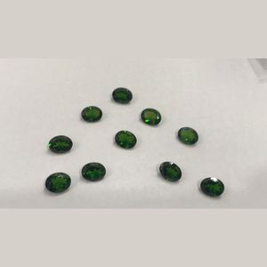 Diopside Vert Naturel Taillé Ovale, Pierres Précieuses Non Montées pour la Fabrication de Bijoux, Pierres Calibrées Facettées de Qualité Gemme, Vente en Gros - Product Image 4