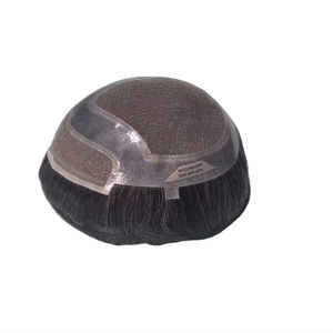 Taz Hair BD Prótesis Capilar de Cabello Humano Remy Indio con Onda Natural y Frente de Encaje, Calidad Premium - Product Image 1