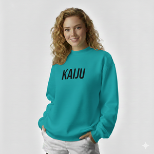 Sudadera de Alta Calidad para Mujer, Larga, para Otoño e Invierno, con Estampado, Cuello Alto Simulado, Material de Felpa, Servicio OEM ODM - Product Image 3