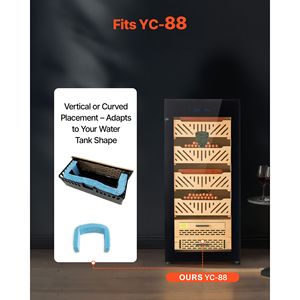 Filtro di Ricambio Singolo per Umidificatore, a Strati Multipli 3D, Compatibile con Serbatoio d'Acqua per Humidor Sigari YC 88 per Uso Esterno - Product Image 3