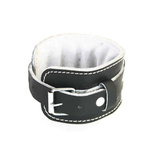 Newest Edition Machine Stitched Fitness Safety Bodybuilding Wear Weightlifting <b>Ankle</b> Straps With Genuine Leather Made - Product Image 4