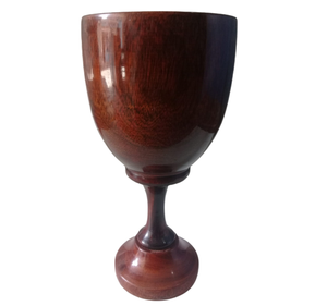 Elegant Traditional Wooden <b>Goblet</b> in Custom Sizes, Pakistan Wooden Glass, Home Decor Woodcraft Glass - Product Image 1