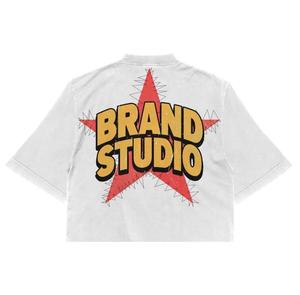 Camisetas Personalizadas para Hombre, 100% Algodón Grueso, Impresión DTG, Hombros Caídos, Cuello Redondo, Estilo Urbano, Corte Holgado, Verano, Marca Privada, EE. UU. - Product Image 2