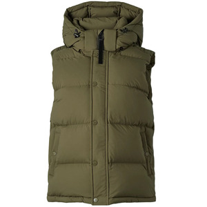 Chaleco Personalizado para Mujer, Azul, Resistente al Agua, con Cierre Completo, Acolchado de Algodón, con Cremallera - Product Image 1