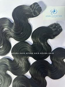 Extensiones de Cabello Natural Azura Hair, Cabello Humano Virgen Vietnamita al Por Mayor, Doble Trama, Ondulado Profundo, Súper Ondulado - Product Image 4