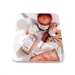 Bandeja rectangular de plástico para cosméticos con diseño impreso para almacenamiento y organización de maquillaje - Product Image 1