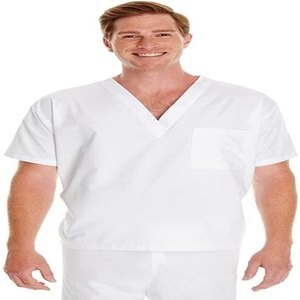 Men's and Women's <b>Plus</b> <b>Size</b> Woven Cotton Veterinary <b>Scrubs</b> Hospital Uniforms in All Colors and <b>Sizes</b> - Product Image 4