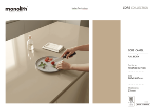 Modern Artificial Quartz <b>Kitchen</b> Island Countertop Rectangular Flat Edge Gloss Finish 800x2400,800x3000mm - Product Image 1