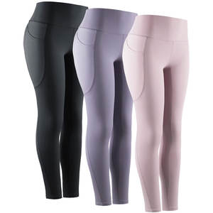Pantalones de Yoga para Mujer OEM, 200 GSM, Ligeros, de Poliéster y Elastano (90% Poliéster, 10% Elastano), Construcción sin Costuras, Costuras Resistentes - Product Image 1