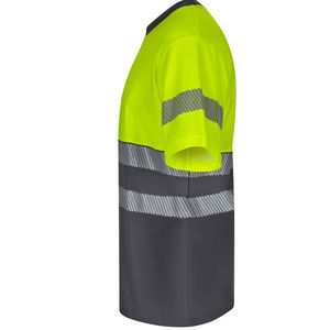 Camiseta de seguridad para trabajos de construcción, camiseta de seguridad industrial de alta visibilidad, camiseta de seguridad de alta calidad para verano, camiseta de alta visibilidad para hombre - Product Image 3