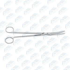 Ciseaux de dissection courbés Wertheim non stériles réutilisables de 9 pouces, 230 mm, instrument chirurgical gynécologique de qualité supérieure - Product Image 4