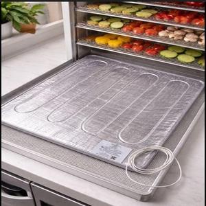 Máquina eléctrica plegable para secar verduras, tapete calefactor, vaporizador de alimentos con área de 0.5m, uso comercial, control digital - Product Image 1