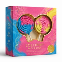 Bombes de bain spirales rondes rose, bleu, jaune, faites à la main, mignonnes, 100% ingrédients naturels, OEM, étiquetage privé, boules de bain